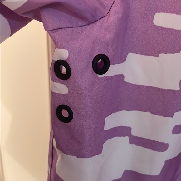 Hunter Original 2PC  Shell Jacket & Faux Sherpa Purple Abstract Jacket and Vest - Picture 4 of 15